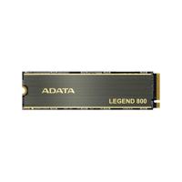 SSD ADATA LEGEND 800 500GB M.2 PCIE NVMe 3D NAND Write speed 2200 MBytes/sec Read speed 3500 MBytes/sec TBW 300 TB MTBF 1500000 hours ALEG-800-500GCS