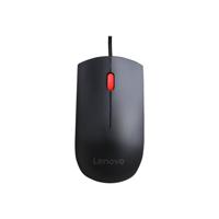 Lenovo Essential USB Wired Mouse, 1600 DPI, 1.8 m, 3 Buttons, Black   Lenovo   Essential USB Mouse   Optical sensor   wired   Black 4Y50R20863