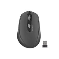 Natec Mouse, Siskin, Silent, Wireless, 2400 DPI, Optical, Black-Grey   Natec   Mouse   Optical   Wireless   Black/Grey   Siskin NMY-1423